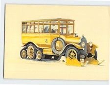 Postcard The first postal bus a Scania Vabis