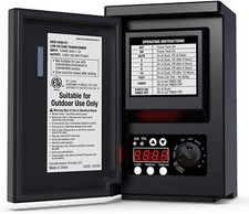 Goodsmann Low Voltage Transformer With Photo Eye Sensor and Timer