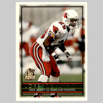 激レア クリスチャンラップ C.L. RYDERZ Lorenzo Lynch #313 1996 Topps Oakland Raiders Football Card NFL NM