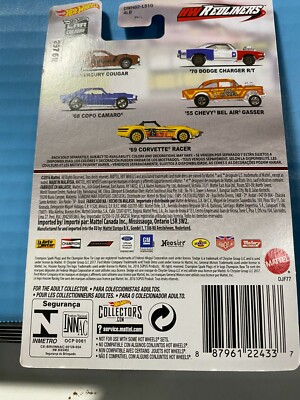 1/64 HOT WHEELS REAL RIDERS CAR CULTURE HW REDLINERS '68 MERCURY