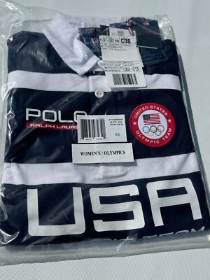 Vintage! New! Genuine Ralph Lauren Polo 2016 Rio Olympics Women's Striped Dress