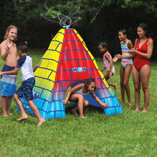 WOW Watersports 5.5ft Rainbow Pyramid Backyard Sprinkler Made from Light PVC