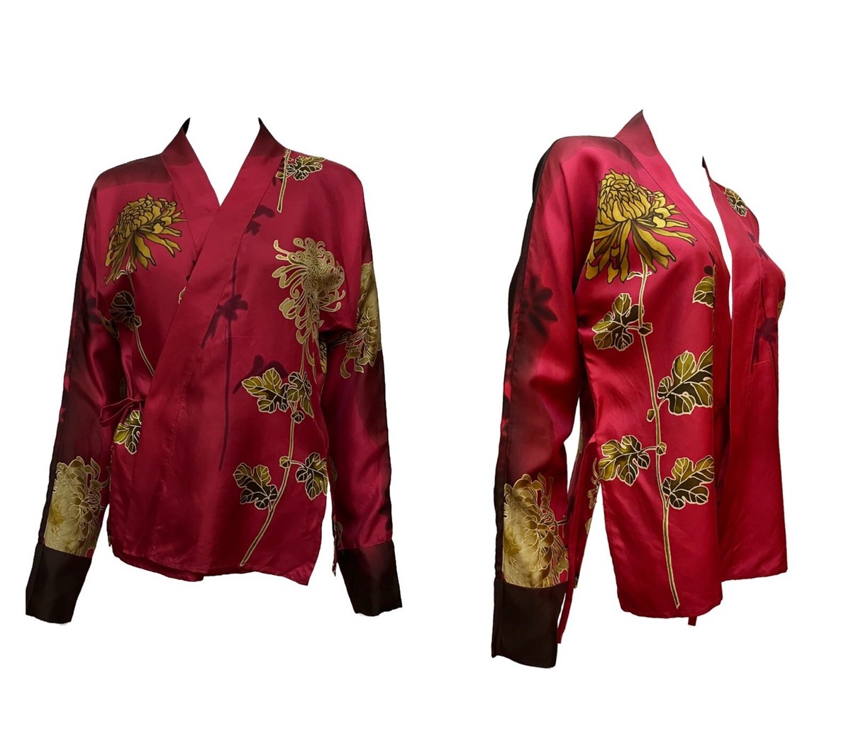 2003SS GUCCI by Tom Ford 和柄刺繍シルクスカーフ 00s 2003SS GUCCI by Tom Ford 和柄刺繍シルクスカーフ 00s 2003SS