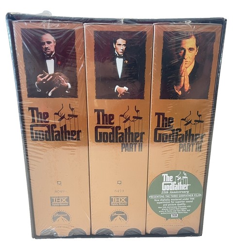 The Godfather VHS video Tape Trilogy Box Set - Sealed