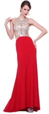 STRETCHY PROM  GOWN SPECIAL OCCASION EVENING PAGEANT FORMAL LONG DRESS