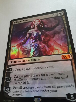 MTG Bling - Foil Planeswalker - Liliana Vess - M15 Core Set 2015