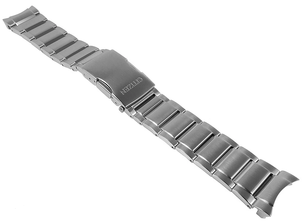 Citizen Cinturino Di Ricambio Acciaio Inox Opaco Color Argento Rotonde Attacco 4049058433961 - Foto 7