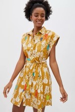 ANTHROPOLOGIE Maeve Women’s Toni Tunic Belted Dress Size Small