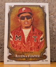 BASEBALL CARD TOPPS VINTAGE RETRO STYLE ALLEN & GINTER MYKE TOWERS PHI. PHILLIES