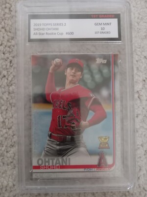 大谷翔平2019  All-Star Rookie Cup #600 2019 Topps Series 2 Shohei Ohtani All Star Rookie #600 GEM MINT 10