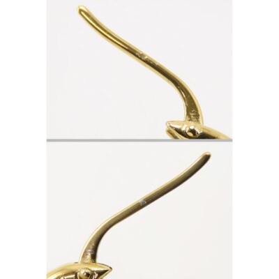 LOUIS VUITTON M00613 earring Bookle Dreille Baby Louise Metal | eBay