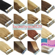 Seamless Skin Weft Tape in Remy Human Hair Extensions Balayage Ombre Highlights
