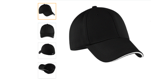 Nike 333115 Dri-FIT Mesh Swoosh Flex Sandwich Cap SCHWARZ Größe L/XL - Bild 1 von 2
