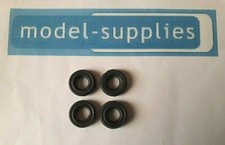 Dinky Mini Size reproduction Black Tyres Wider Fit - 13mm O/D (set of 4)