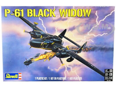 LEVEL 5 MODEL KIT P-61 BLACK WIDOW FIGHTER PLANE 1/48 SCALE BY