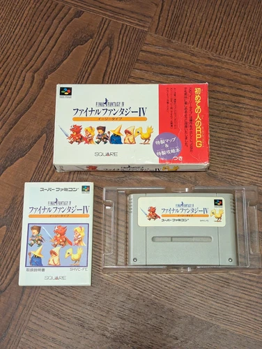 Boxed Nintendo Super Famicom SNES Final Fantasy IV 4  Easy Type - Inc Manual