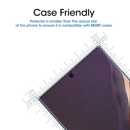 Film de protection d'écran TPU amFilm Samsung Galaxy Note 20 Ultra Premium (2 paquets) - Photo 5 sur 7