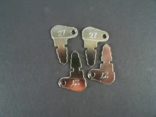 4 Compatible Keys Case John Deere Massey Ferguson Baraga Lift Terramite #27 