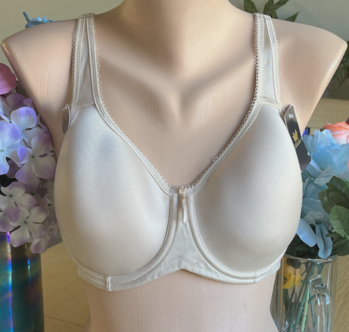 325 Wacoal 38C Nude Beige Basic Beauty Underwire Spacer T-shirt Bra #853192 NWT