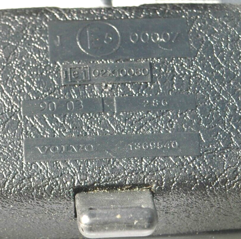 Espejo retrovisor interior Volvo 1985-1995 740 940 OEM 1369540 Foto 4 de 4