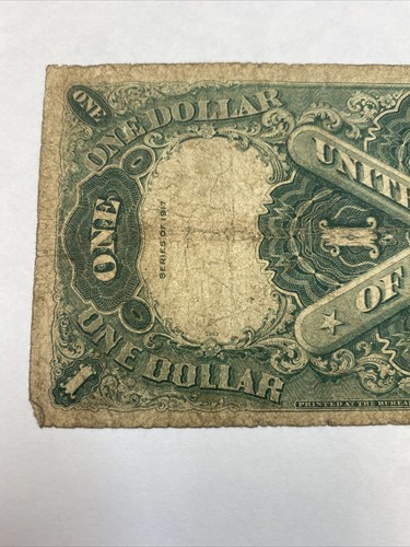 1917 1 legal tender note - Picture 8 of 9