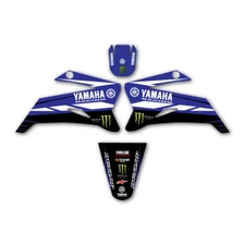 YAMAHA TTR110 Factory Motocross Graphic Decal Sticker Kit  Fits 2008-2023 21mil