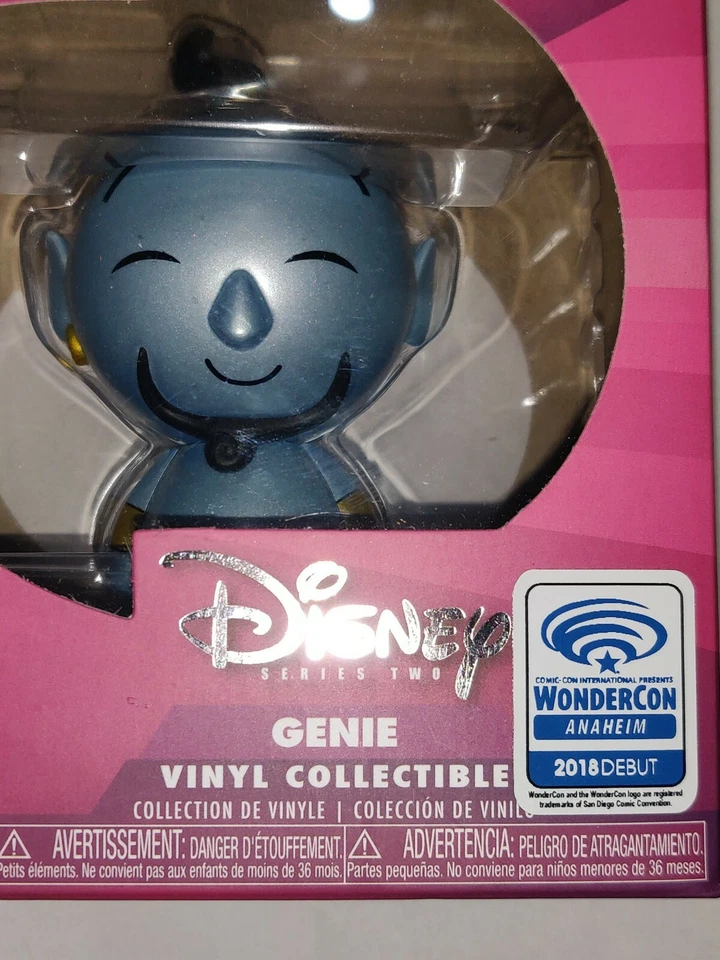 Boneco Disney Aladdin 2018 Wondercon EXCLUSIVO Funko Dorbz Metallic Genie #337 - Imagem 3 de 4