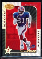 2000 Leaf Certified PEERLESS PRICE Mirror Red 1-Star Parallel # 17