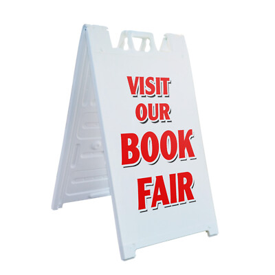 A-frame Sidewalk Visit Our Book Fair 24'' x 36'' Double Sided A-Frame Sidewalk Sig