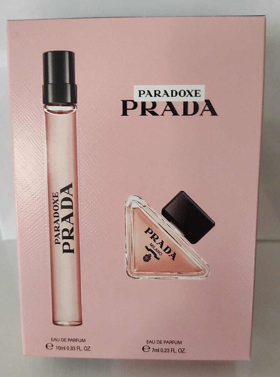 2PC Prada Paradoxe EDP TRAVEL SET Purse Spray .33oz Mini Splash
