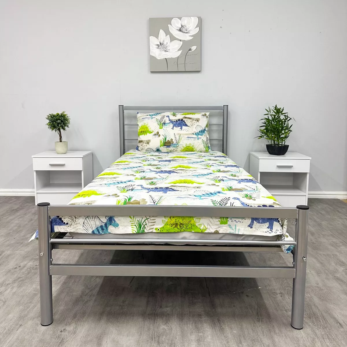 Silver bed legs deals