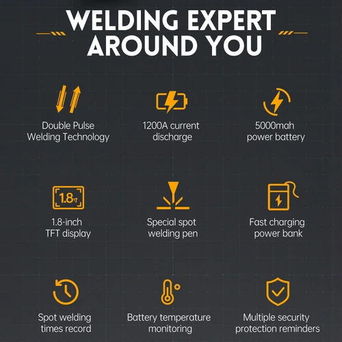 SWM-10 Portable Spot Welding Machine LCD Screen Battery Spot Welding Machine US - Picture 13 of 14