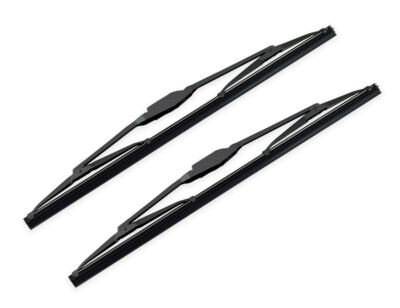 VW BUG SUPER BEETLE BLACK WIPER BLADE SET PAIR 1973-1979