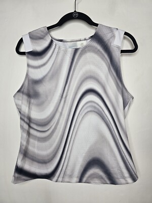 Pro Spirit Y2K Sport Tank Top Abstract Marble L Large Mesh