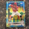 2022 Topps Chrome Sonic Blue Yellow Pulse 13/75 - #182 Jonathan India Reds