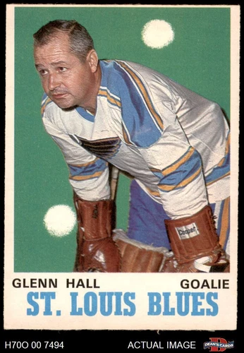 1970 O-Pee-Chee #210 Glenn Hall Blues HOF 5 - EX