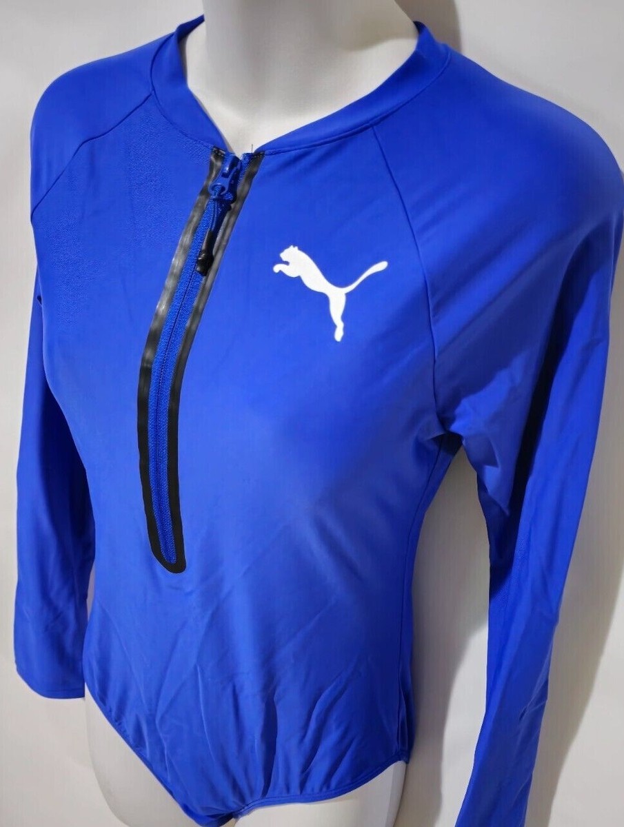 Puma Women's Long Sleeve Paddlesuit Surfsuit Swimsuit Rash Guard