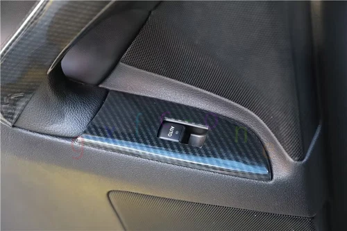 Carbon Fiber Look Window Lift Lock Switch Panel Trim For 2006-2010 LEXUS IS250 - Picture 10 of 14