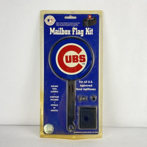MLB Chicago Cubs Mailbox Flag Replacement Kit Logo - Zdjęcie 1 z 5