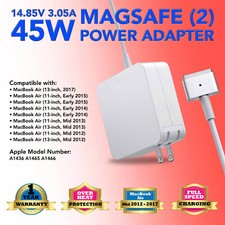 45W 14.85V Charger Adapter Power Cord for Apple Macbook Air 11" 13" A1466 A1436