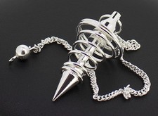  budawi®- Spiralne wahadło w kolorze srebrnym "spiralne" Ø 22 mm Metalowe akcesoria wahadłowe 