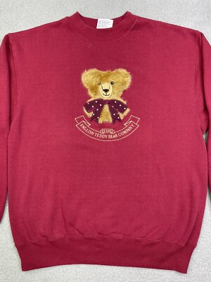 値下げ 90s THE ENGLISH TEDDY BEAR ベアー ロンT M Vintage USA 90s the English Teddy Bear Company Sweatshirt - Etsy