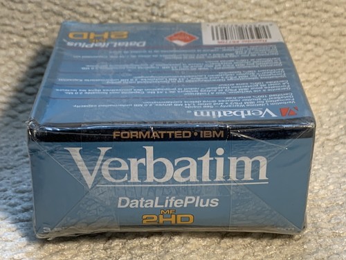 Pack de 10 microdisques IBM MF 2HD 3,5" formatés Verbatim DatalifePLUS - Neuf - Photo 6/6