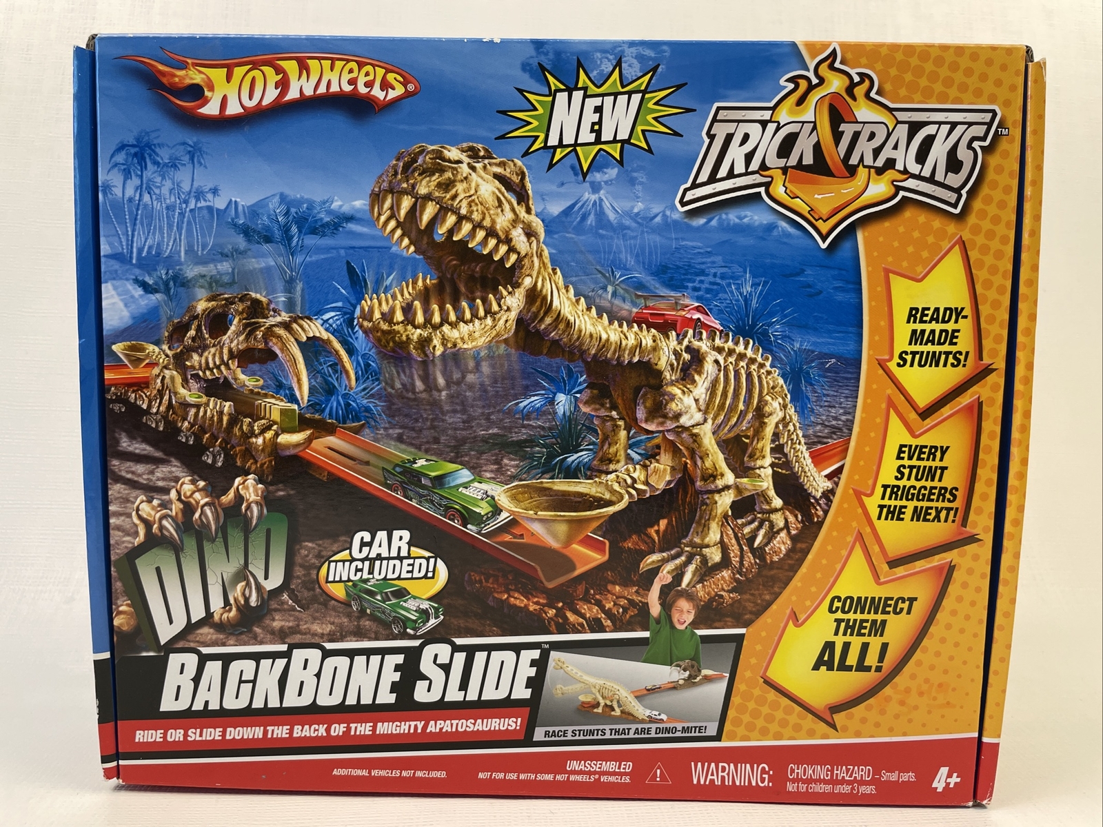 2008 Hot Wheels Backbone Slide Factory Sealed Box Not Perfect