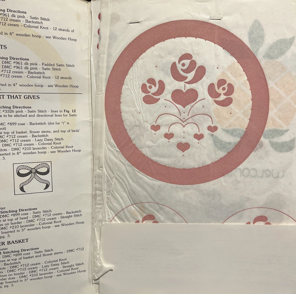 Leisure Arts Iron on stencils with embroidery touches leaflet 275 - Image 3 of 3