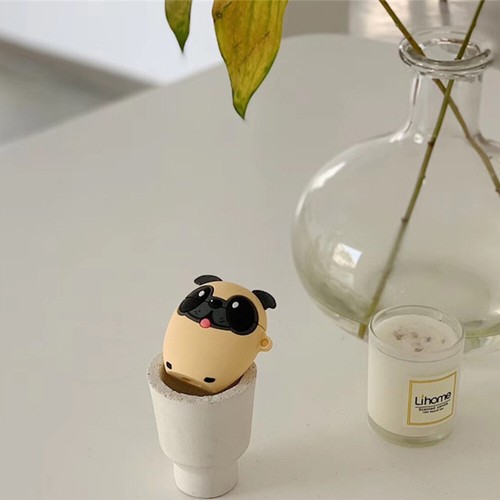 Cute Dog Protective Cover Foldable Earphone Case Buds Cartoon Silicone - 第 4/11 張圖片