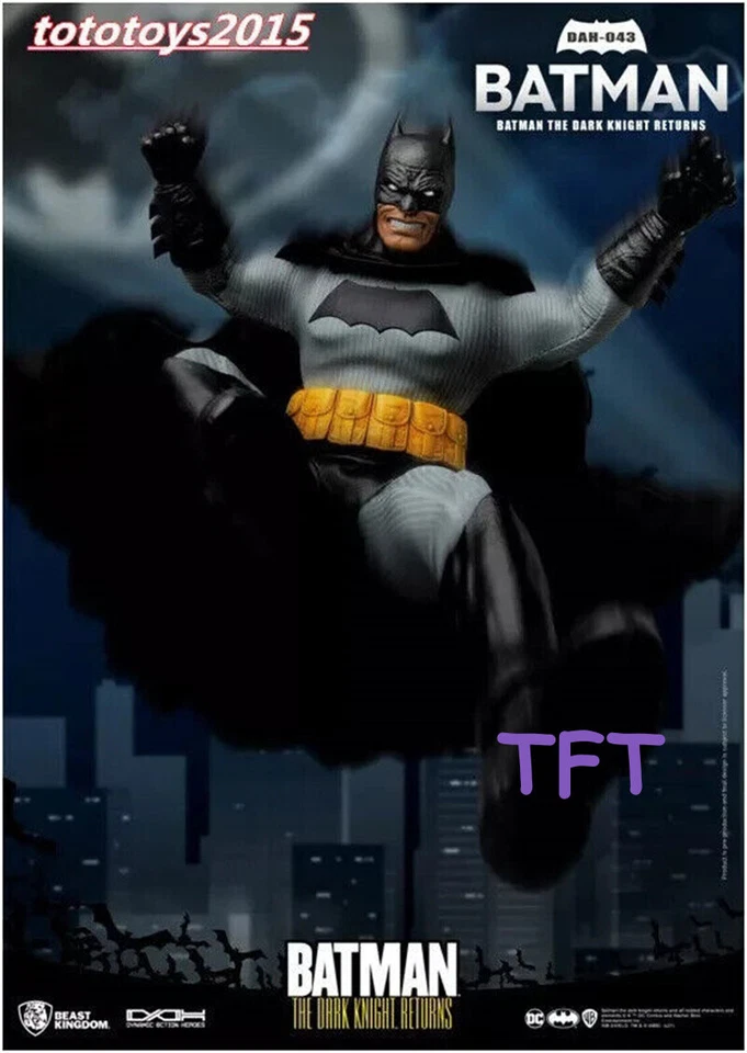 Nueva figura de acción de dibujos animados Beast Kingdom DAH-043 1:9 The Dark Knight Returns Foto 3 de 4
