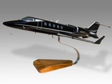 Bombardier Learjet 60 Version 2 Desk Wood Airplane New Model Large Scale 1/48