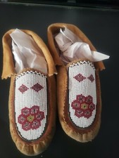 Antique Native American Indian MOCCASINS  PAIUTE