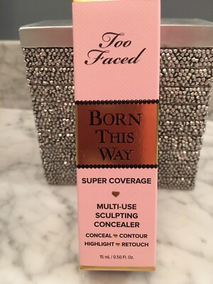 NIB Too Faced Born This Way Super Coverage Liquid Concealer -Golden